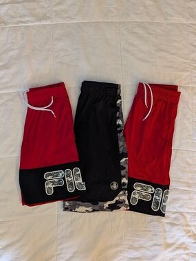 Fila & Body Glove Kids Athletic Shorts Bundle Size L (14/16)